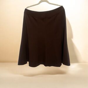 Rafaella Classic Brown A-Line Skirt